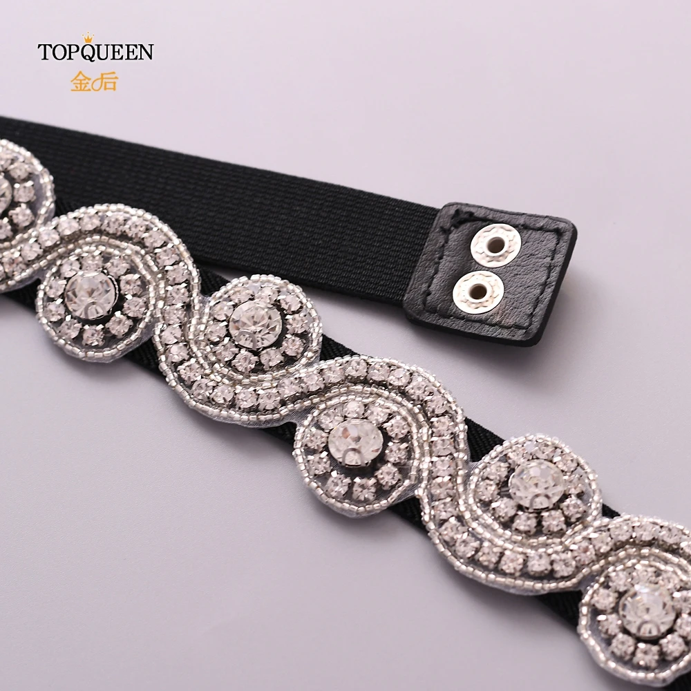 TOPQUEEN S10, женские цветочные пряжки, стразы, эластичный широкий пояс, для свадебной вечеринки, женские модные платья, брюки, ремни для женщин
