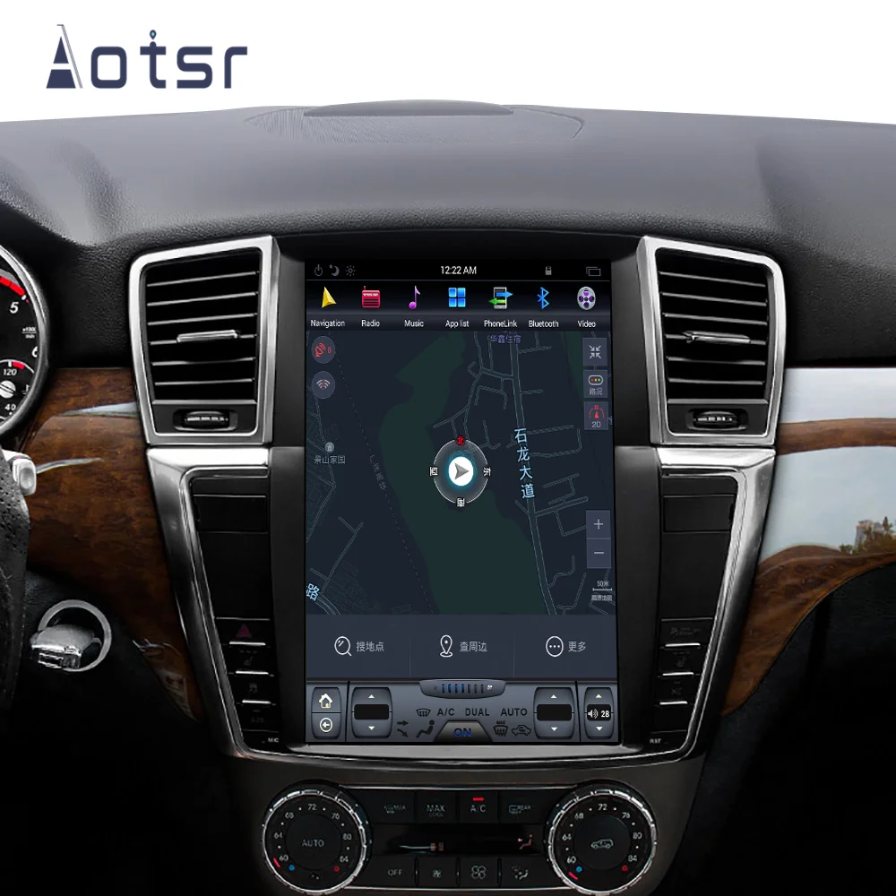 Tesla стиль Android 9 автомобильный gps-навигатор для Mercedes-Benz ML350 ML400 ML300 GL350 2012- авто радио головное устройство магнитофон