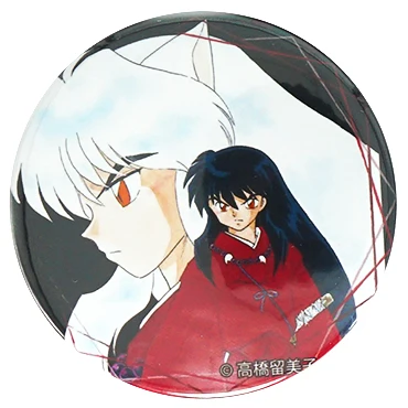 Inuyasha феодальная сказка значок аниме собака демон Kagome Naraku Miroku Sango Shippo Sesshomaru Koga металлический значок брошь булавки - Окраска металла: 06 Inuyasha