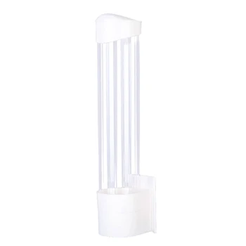 

70 Cups Paper Cup Dispenser Plastic Cups Holder Disposable Automatic Holder Dustproof Free Punching Paper Cup Rack