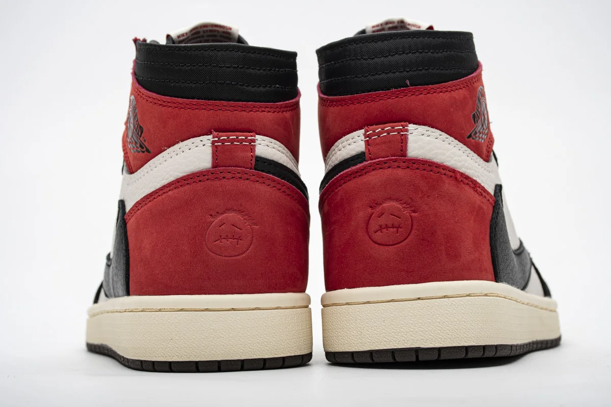 NIKE Air Jordan 1 High OG TS SP Черный Красный мужские баскетбольные кроссовки удобные дышащие кроссовки Новое поступление# CD4487