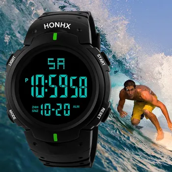 

часы Luxury Men Electronic Watch Analog Digital Military LED Waterproof Wrist Watch Men's New Sports Watch relogio masculino