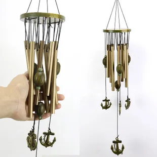 Creative Potted Plant Artificial Succulent Pant Creative Japanese Style Iron Art Metal Wind Chime Hanging Decoration Bell Birthd