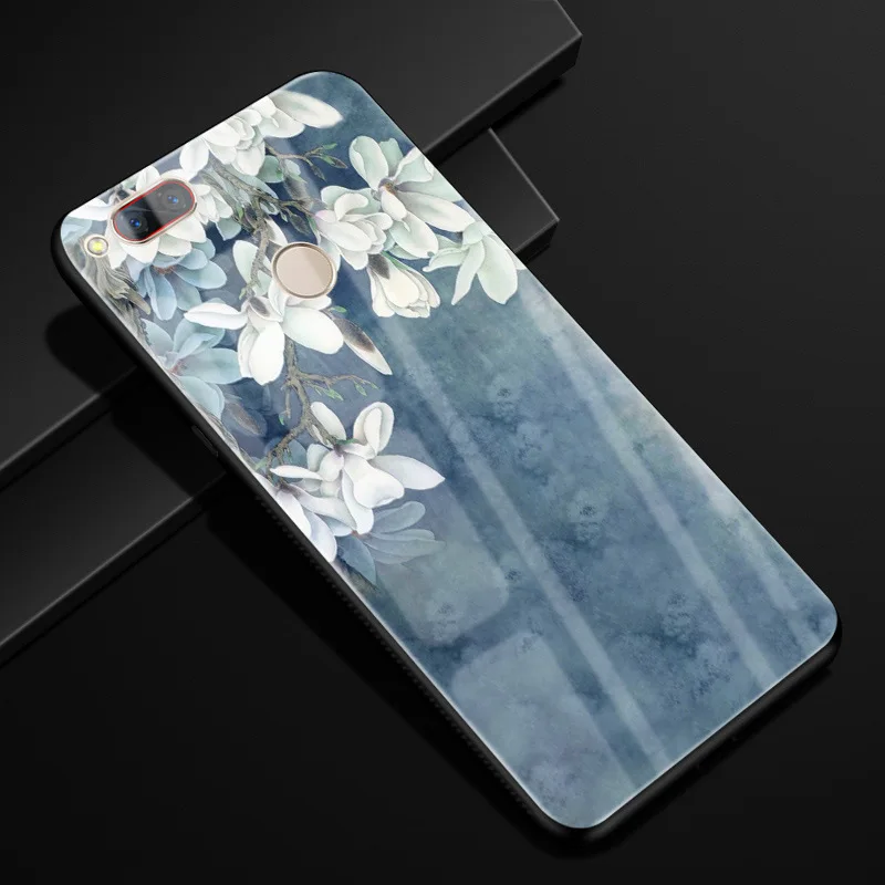 For ZTE Z17 mini Case 5.2'' Glass Hard Back Cases For ZTE NUBIA Z17 mini Case Tempered Glass Cover Z17mini Z 17 NX569H NX569j - Цвет: 33