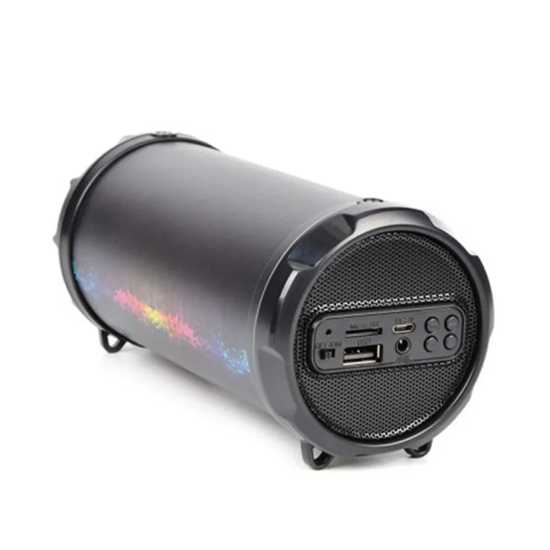 Для Iphone/Android портативный Bluetooth HIFI бас динамик беспроводной Boombox Aux стерео система сабвуфер