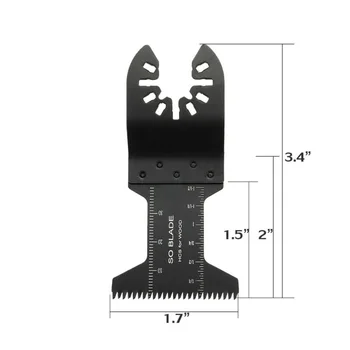 

Accessories Oscillating saw blade 100pcs Set Multitool High Carbon Steel