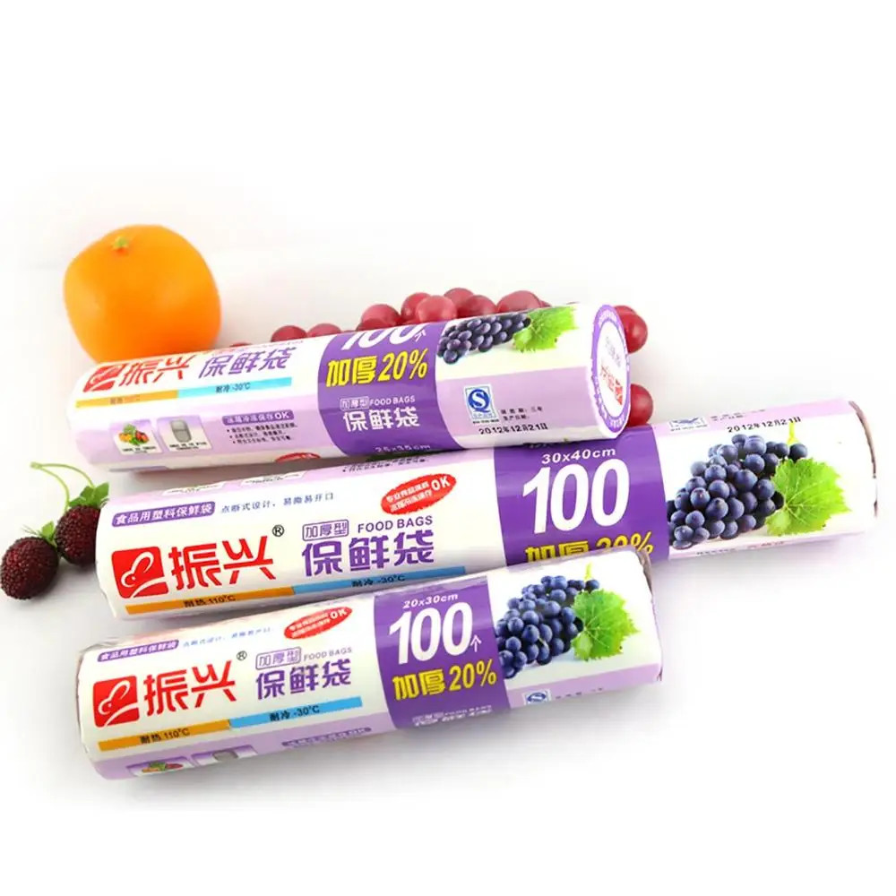 OTHERHOUSE 100Pcs Reusable Sandwich Bag Refrigerator Organizer Food Preservation Bags Hand-tearing Kitchen Accessories | Дом и сад