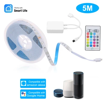 

Smart WIFI Light Strip Smart Home LED Strip Lights Smart Lights APP Remote Control Compatible with Amazon Alexa and Google Home