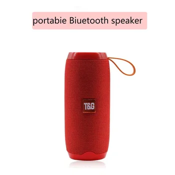 

TG106 Column Portable Bluetooth Mini Speaker with FM Radio Waterproof Subwoofer Wireless Loundpeakers Travel Ride Music Player