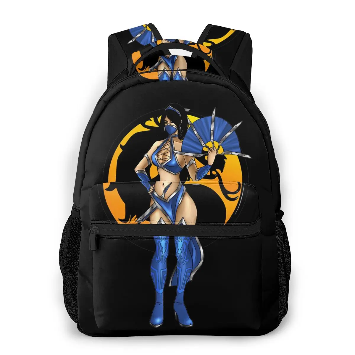 

Kitana Print Large capacity Travel Backpacks 2020 Shoulder Bags Daily Casual New Fashion School Mortal Kombat 11 Bag