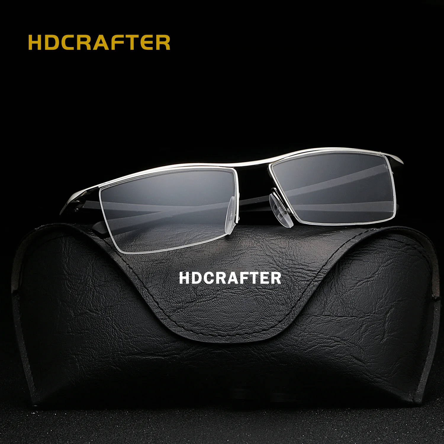 HDCRAFTER, квадратные очки, для мужчин и женщин, оправа, оптические линзы, для чтения, Ретро стиль, TR90, титан, близорукость, мужские, анти-синий светильник, очки