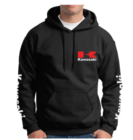 Kawasaki Ninja Motorcycle Classic Motor Sportbike Sweater Hoodie Jumper Motorcycle Knight Pullover Sweatshirt Casual Hoodie GH
