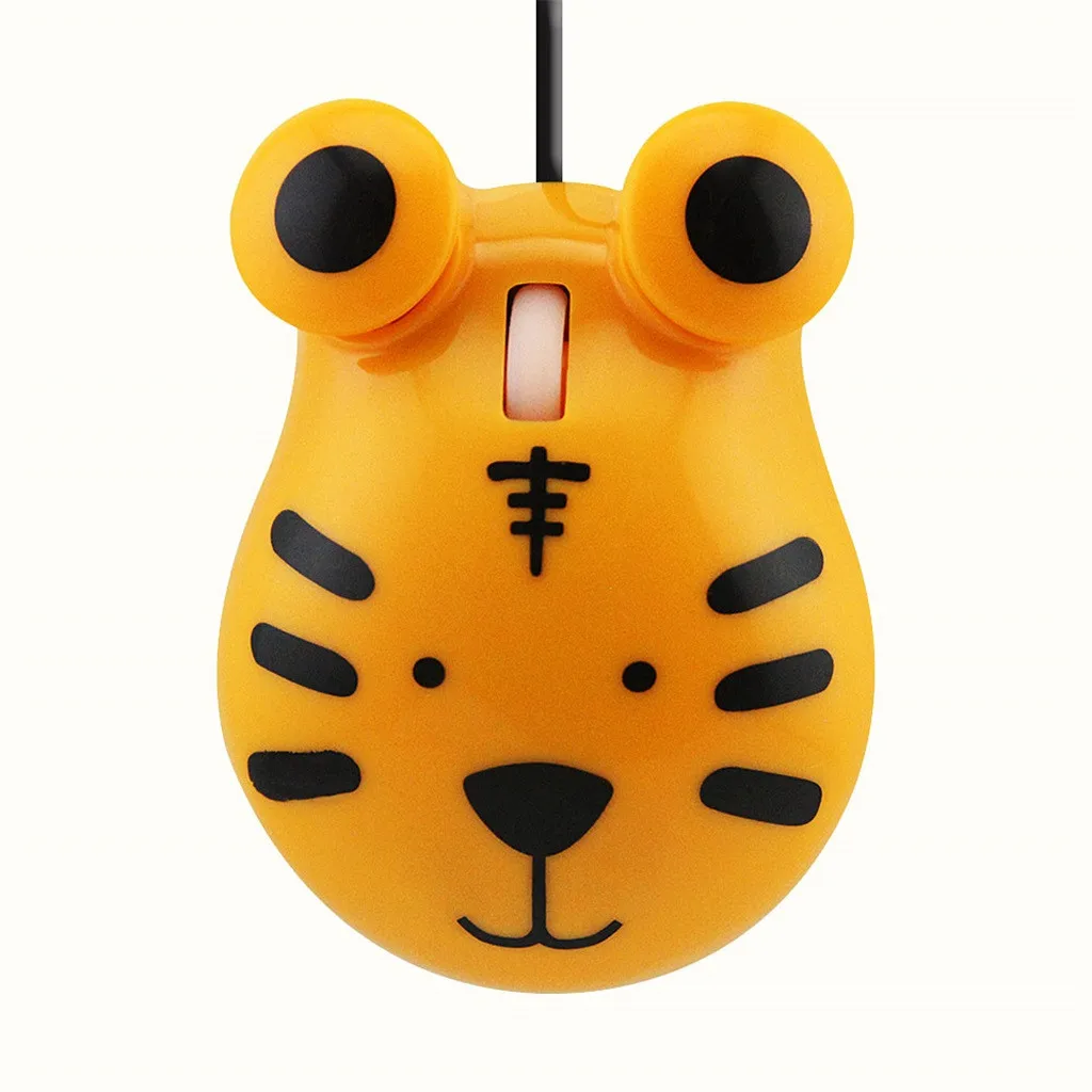 Мини мышь милый мультфильм животное мышь 3D оптическая 1600 dpi USB Проводная мышь для ноутбука ПК компьютера 909#2