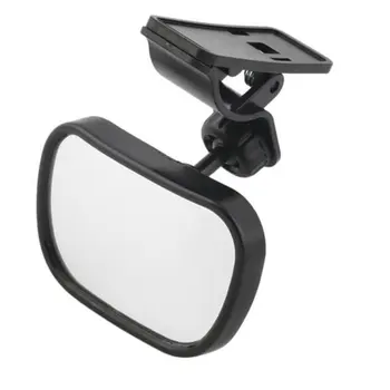 

2 in 1 Universal Adjustable Plastic Rear View Interior Mirror Car Seat for Baby Child Safety With Clip and Sucker