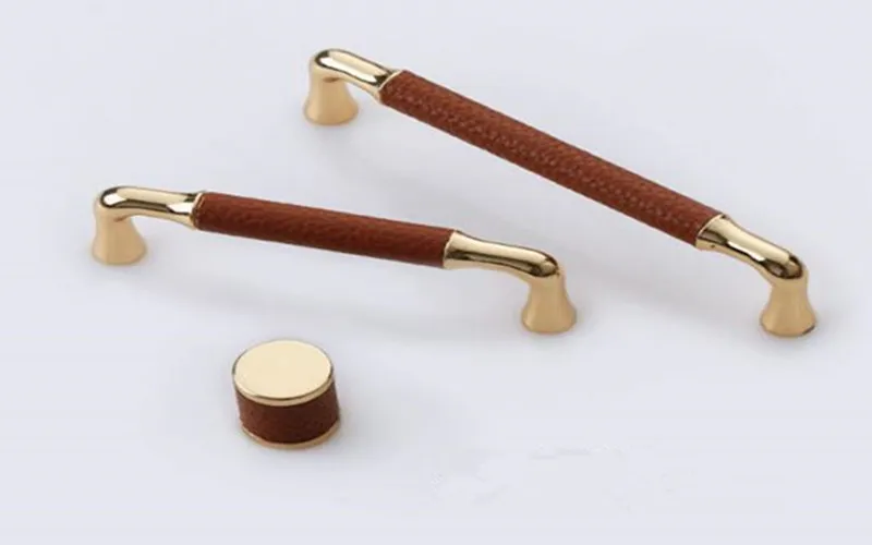 2pcs free shipping 128mm Furniture Handle  Kitchen Leather  Pulls cupboard brown leather handle 2pcs free shipping hollow design Furniture Handle aluminum Kitchen Cabinets Pulls cupboard leather handle   Wholesale conceal cupboard pulls,conceal cupboard pulls factory,hollow design furniture crystal knob factory,hollow furniture cupboard aluminum handle