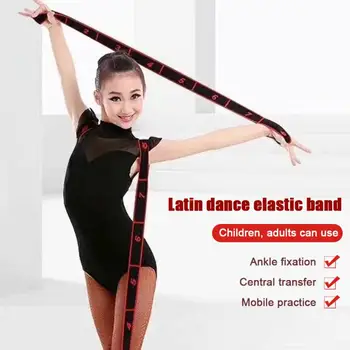 

Fitness Yoga Stretch Lacing Resistance Band Elastic DanceTraining Belt For Home Exercise Equipment Training Workout Sports