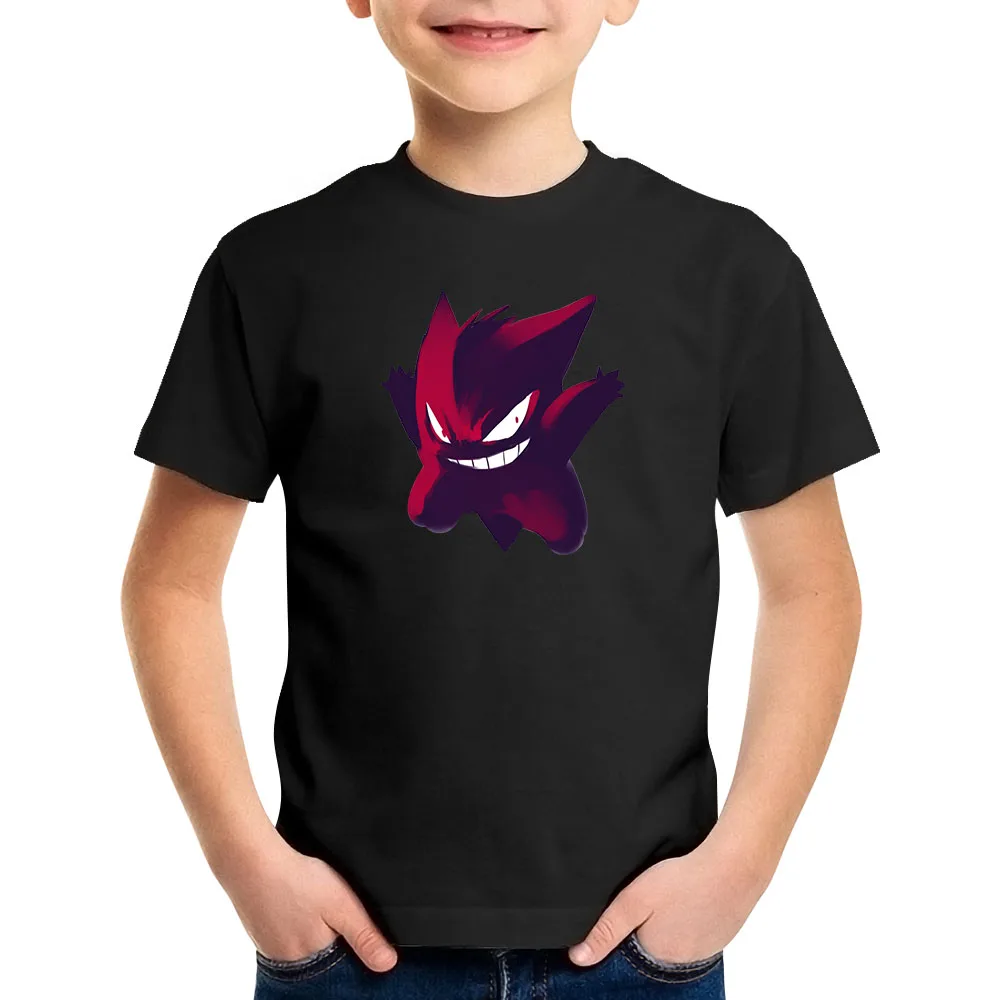 

NEW Summer Childrens T Shirt Cartoon Charizard Gengar Printed Girls Boys T Shirt Anime Pokemon Pikachu Family T Shirt Tees