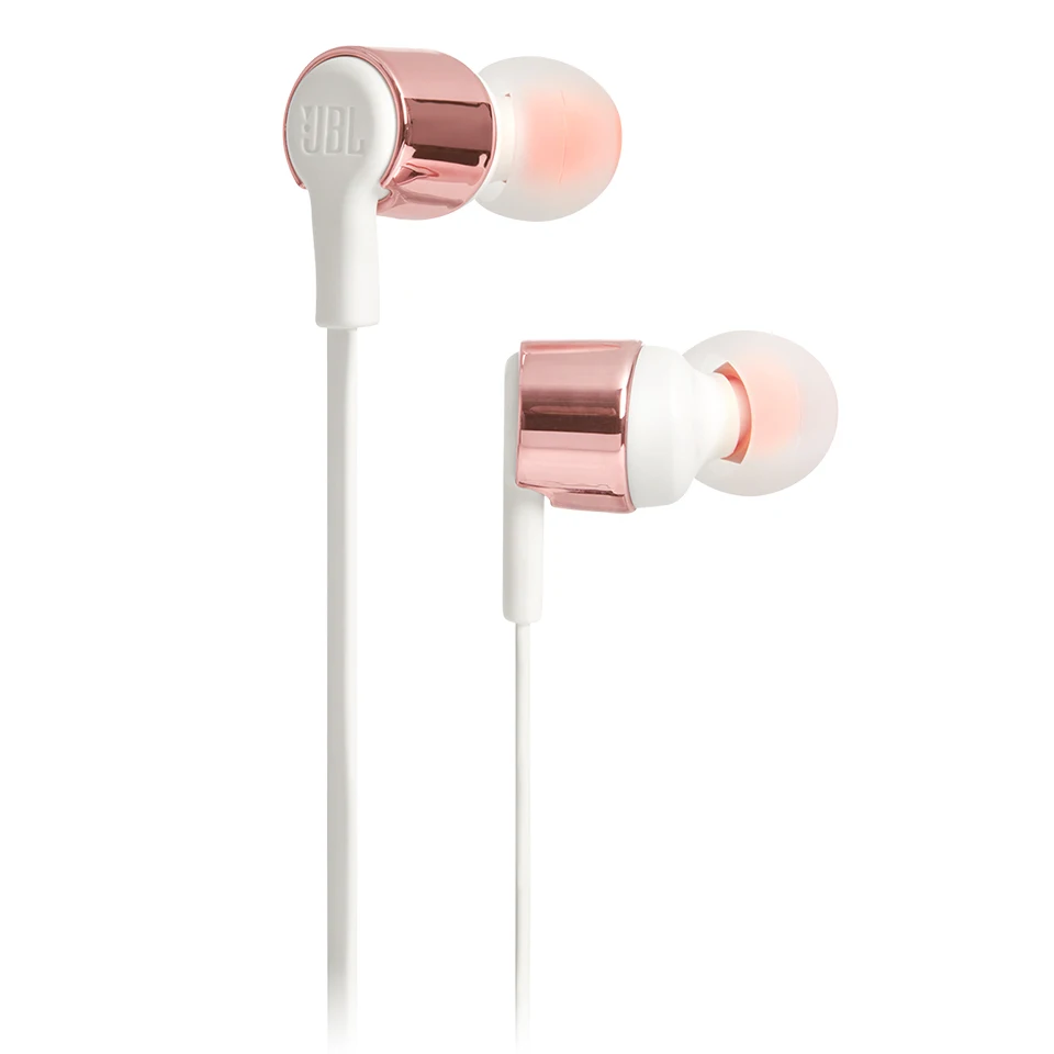 JBL T210 3,5 мм проводные наушники стерео бас Музыка спортивная Гарнитура 1 кнопка дистанционного вызова с микрофоном для iPhone/Xiaomi/huawei