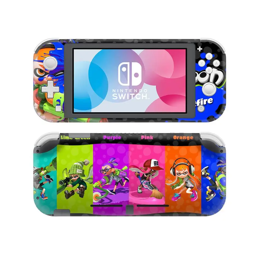 YSNSL0179 Splatoons игровая наклейка для nintendo Switch Lite консоль и контроллер протектор Наклейка выключатель Lite виниловая наклейка аксессуары - Цвет: YSNSL0179
