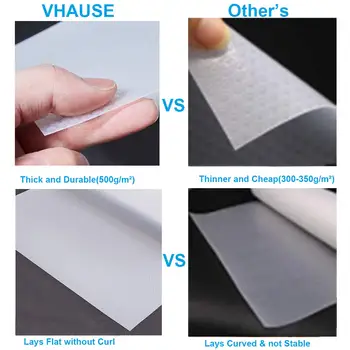 

Shelf Drawer Liners - Waterproof Non-Adhesive Non-Slip Clear Protector Mat for Cabinet Cupboard Refrigerator