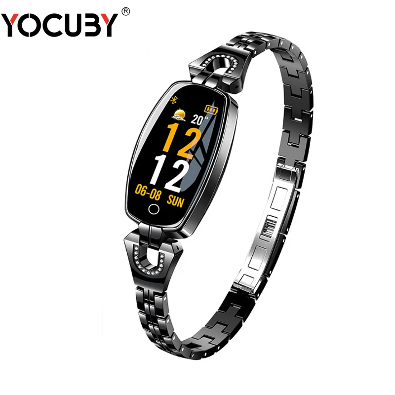 YOCUBY H8 Fitness Bracelet Sport Smart Watch Waterproof Heart Rate Monitoring Bluetooth Smartwatch For iOS Android Jewelry Women