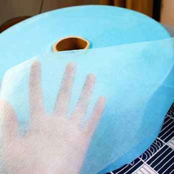 

Mask Non-woven Fabric 25g Disposable Mask Spunbond Non-woven Fabric Blue And White Inner And Outer