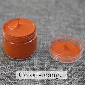 

Orange Leather Repair and Care Restoration Cream Kit Leather Paint 30ml for Shoes Auto Car Seat Sofa