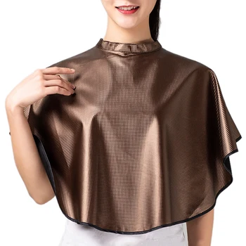 

Professional Hairdressing Shawls Grid Waterproof Hair Treatments Bib Styling Salon Hairdresser Shampoo Cape Wraps