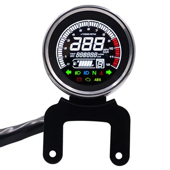 

Motorcycle 12V Multi-Function LCD Meters Switch LCD Display Speedometer