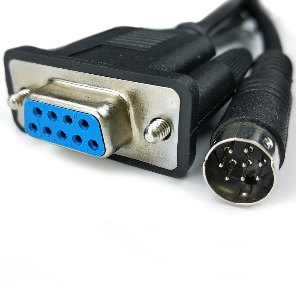 PL2303 USB RS232 Serial to Mini Din 8P Converter Adapter Programming