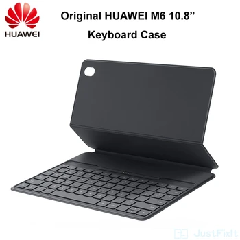 

HUAWEI MediaPad M6 10.8 inch Keyboard Case PU Leather Magnetic Adsorb Light Weight Keyboard Cover Case for M6 10.8" Tab