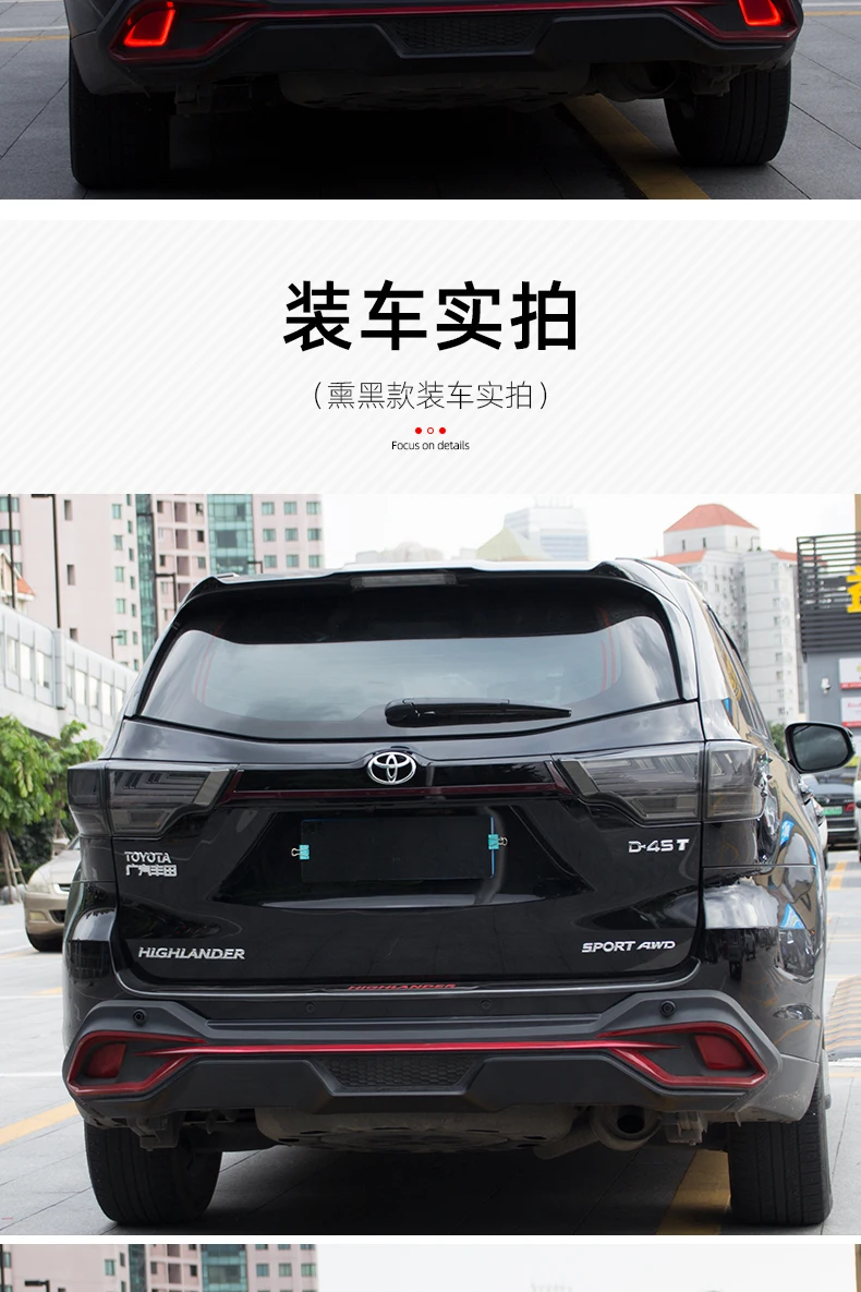 BeingWins Автомобиль Стайлинг для Toyota задние фары для Highlander 15-19 новая светодиодная… для Kluger задний фонарь Lexus Тип динамический сигнал поворота Задняя лампа