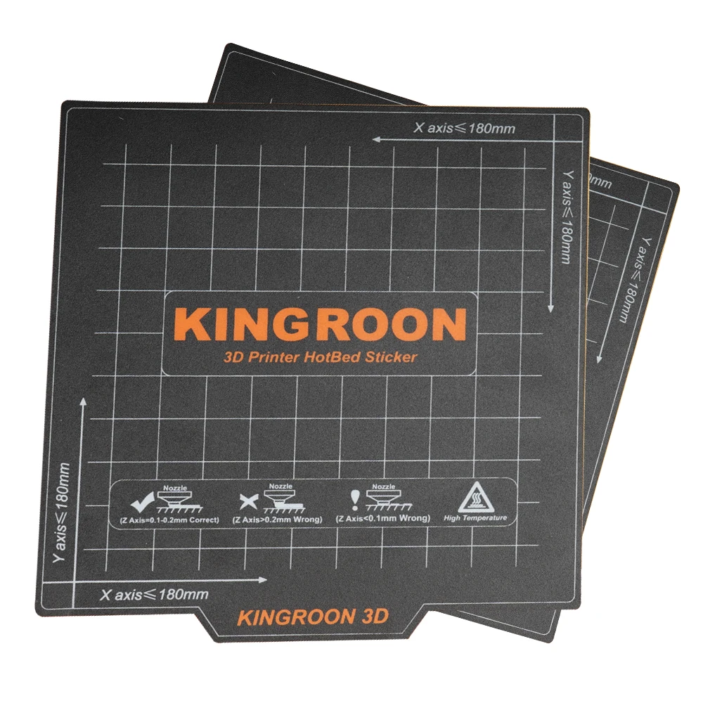 2 pces kingroon kp3s 3d impressora hotbed