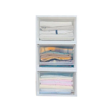 

Multilayer Drawer Type Storage Box, Wardrobe Clothes Box Locker Three