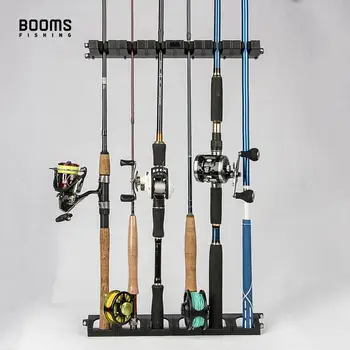 SUPER SALE ❤️ Booms Fishing WV1 Vertical 6-Rod Rack Fishing Pole Holder Wall Mount Modular for Garage - discount item 25% OFF Sports & Entertainment