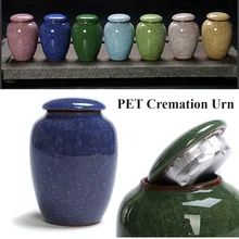 

200ml Ice Glaze Cremation Urns Funeral Keepsake Pet Dog Cat Cremation Urn