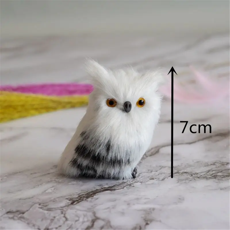 

7cm High Cute Snowy Owl Potters Letter Delivery Doll Cute Toys Harried Bi