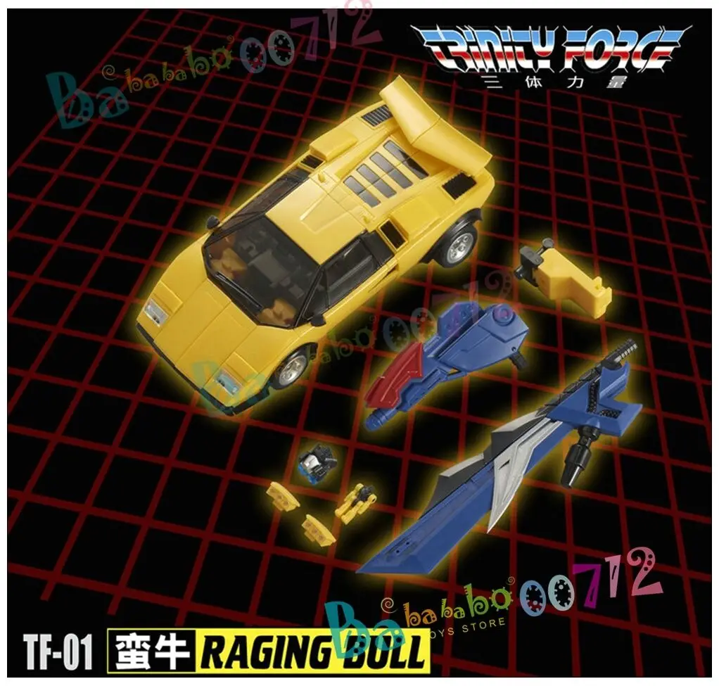 Трансформационная игрушка TFC TF-01 RagingBull Trinity Force фигурка новая в коробке