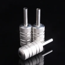 Дешевая Высокое качество 25 мм рукоятка из нержавеющей стали трубка ястреб иглы картридж Татуировка ручка татуировка трубка для картриджей иглы