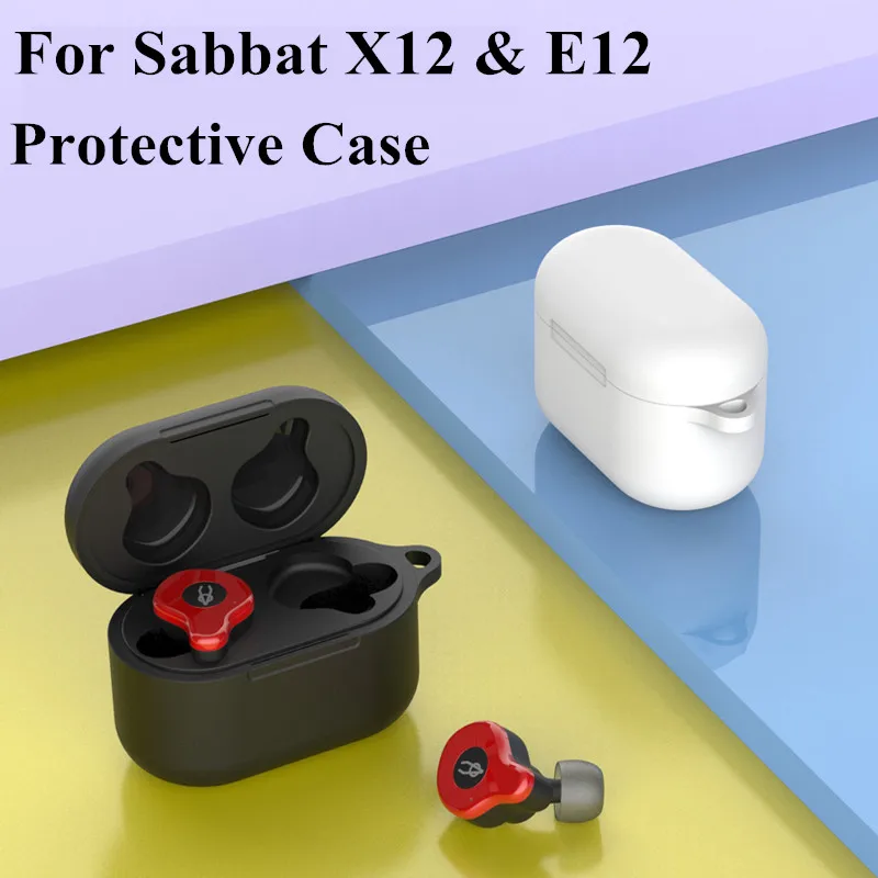ТПУ силиконовый Bluetooth беспроводной чехол для наушников Sabbat X12PRO защитный