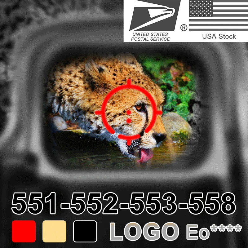 Голографический телескопический прицел с красной точкой 551 552 553 558 для охоты