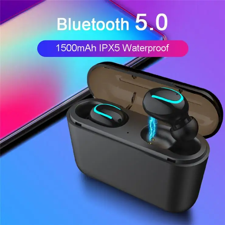 

Bluetooth 5.0 Earphones TWS Wireless Headphones Blutooth Earphone Handsfree Headphone Sports Earbuds Gaming Headset Phone PK HBQ