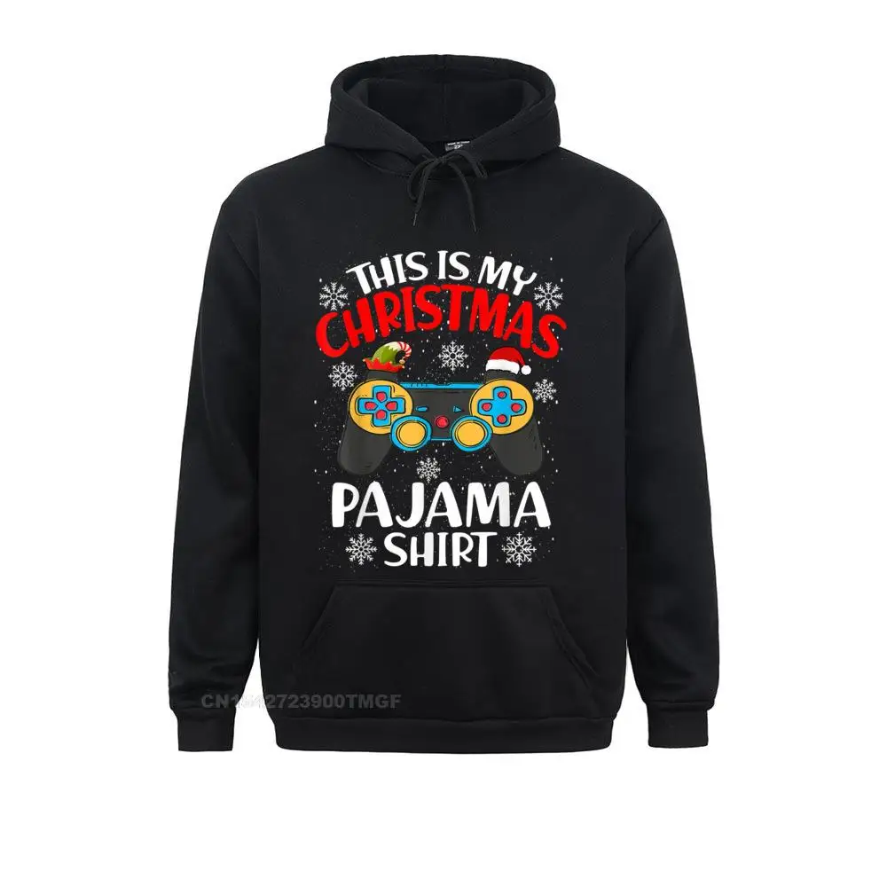 On Sale Men Sweatshirts This Is My Christmas Pajama Shirt Gamer Christmas T-Shirt__18371 Hoodies  Long Sleeve Clothes Cool This Is My Christmas Pajama Shirt Gamer Christmas T-Shirt__18371black