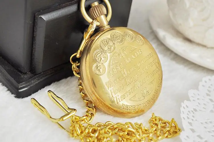 Vintage-Watch-Manufacturers-Style-Copper-Case-Pocket-Watch-with-Chain-Mechanical-Hand-Winding-Top-Quality-Best (4)