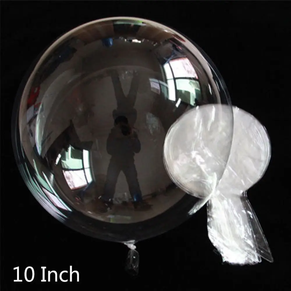 5PC 10-36inch PVC Clear Bubble Balloon Transparent Wedding Party Decor Christmas 