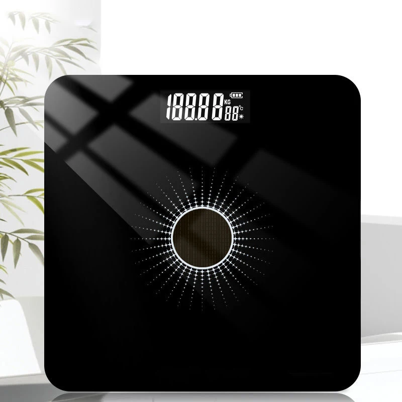Весы для тела напольные весы на солнечной батарее умный электронный светодиодный цифровой весы для ванной