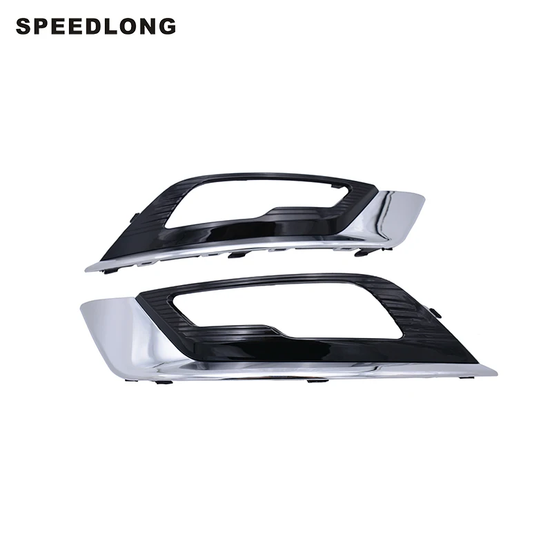 1 Pair Right/Left Chrome Lower Fog Light Grille Grill Cover Bezel Fit For Ford Mondeo/Fusion