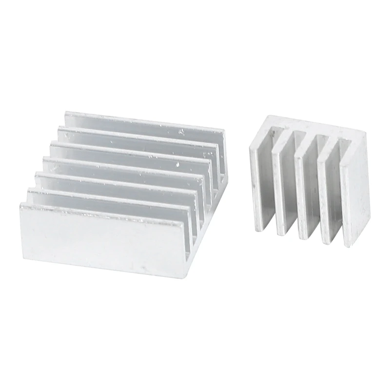 ZJYSM 15pcs Adhesive Aluminum Heat Sink Cooler Kit for Chilling RPi ZJYSM 