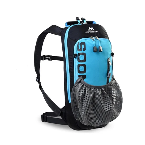 NEWBOLER Mtb Велоспорт Рюкзак гидратация дышащие 6L велосипедные сумки водонепроницаемый с дождевой крышкой дорожный велосипед рюкзак-переноска воды - Цвет: Blue