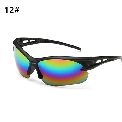 12 UV400 Защитные солнцезащитные очки для мужчин и женщин, очки для велоспорта на открытом воздухе, для горного велосипеда, Bicicleta, спортивные очки, Ciclismo Gafas - Цвет: 12